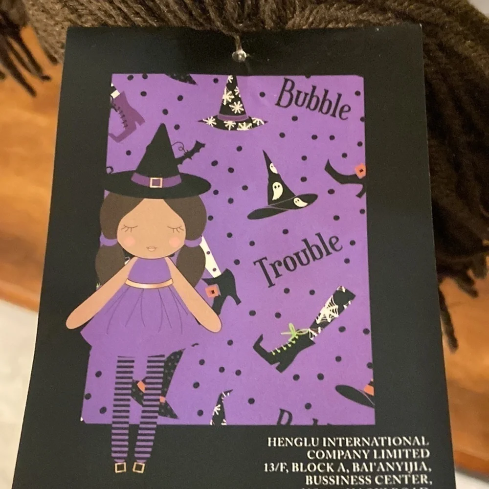 NEW! CYNTHIA ROWLEY CURIOUS KIDS WITCH FRIEND & BUBBLE TROUBLE HALLOWEEN THROW